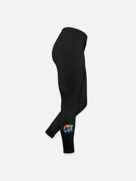 Turtle - Women’s Jersey Leggings - black - Right