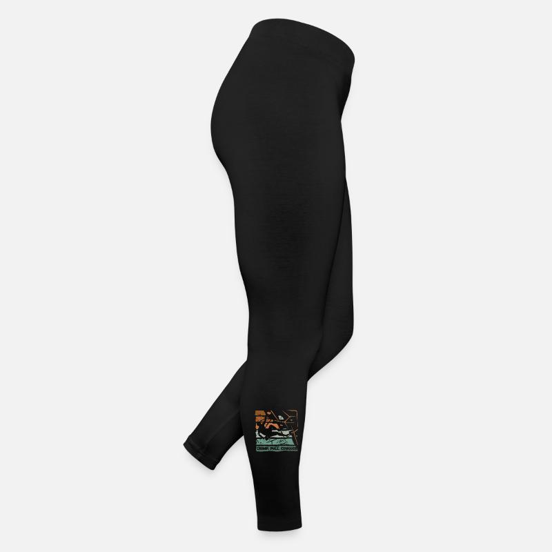 Bouldern – Crimp. Pull. Conquer. Frauen Jersey Leggings