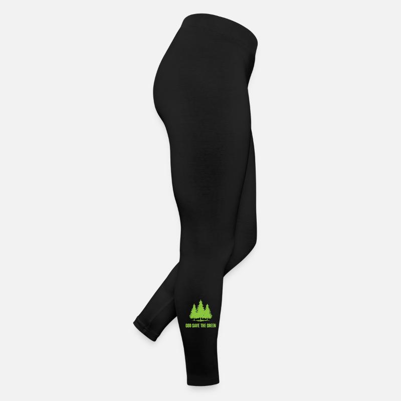 Dieu sauve le vert Legging en jersey Femme