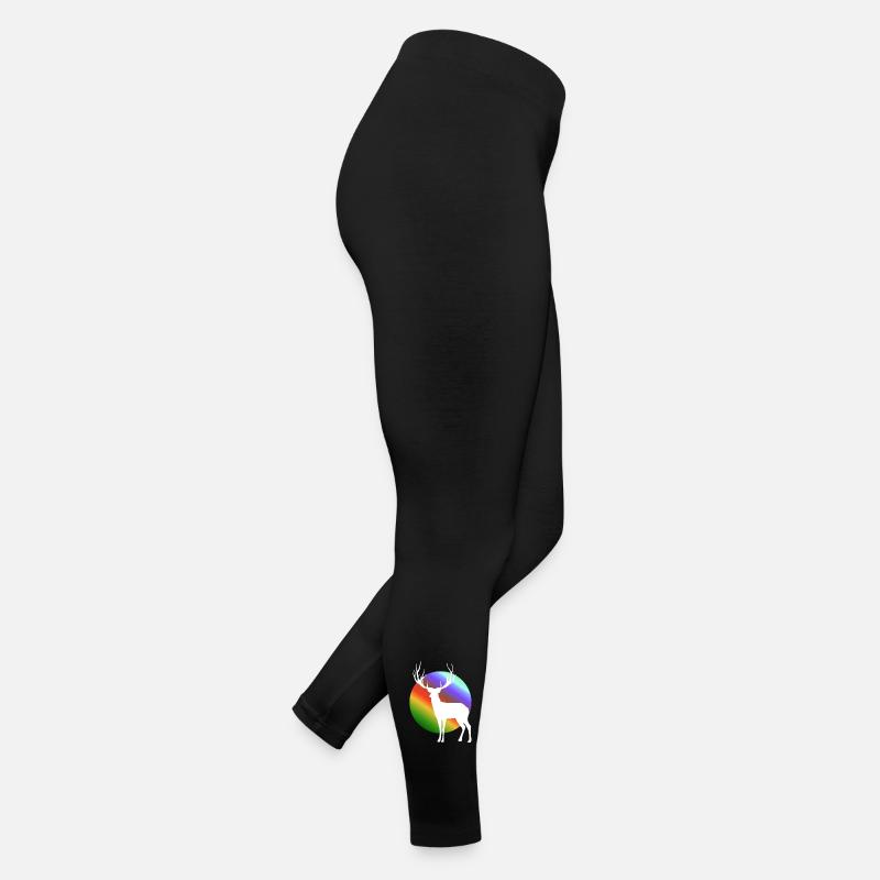 Weißer Hirsch Frauen Jersey Leggings