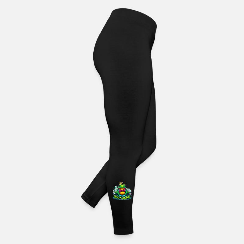 Frog with the King's Crown Women’s Jersey Leggings