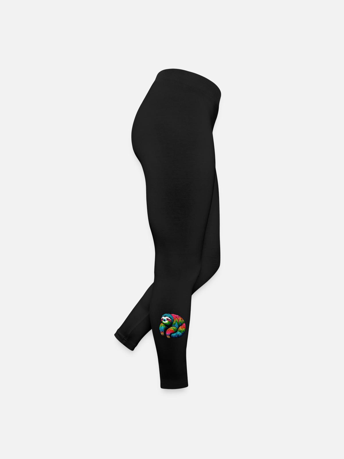 Sloth - Women’s Jersey Leggings - black - Right
