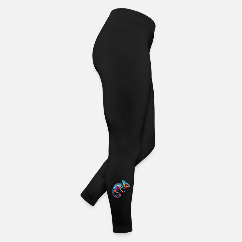 Chamäleon Frauen Jersey Leggings