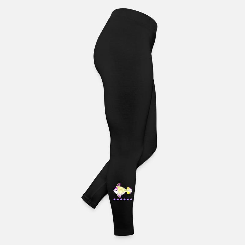 Golgener Fisch Frauen Jersey Leggings