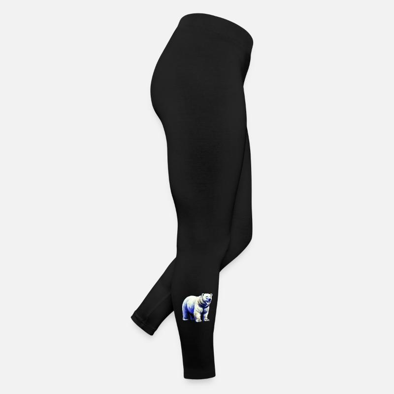 Weißer Eisbär Frauen Jersey Leggings