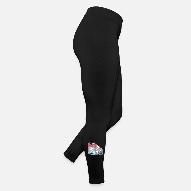 Munich, Hofbräuhaus building, hand drawing Bavaria Women’s Jersey Leggings