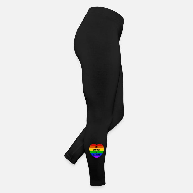 No Human Is Illegal Women’s Jersey Leggings