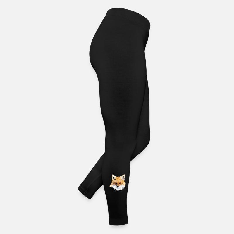 Polygonal Fox Head Women’s Jersey Leggings