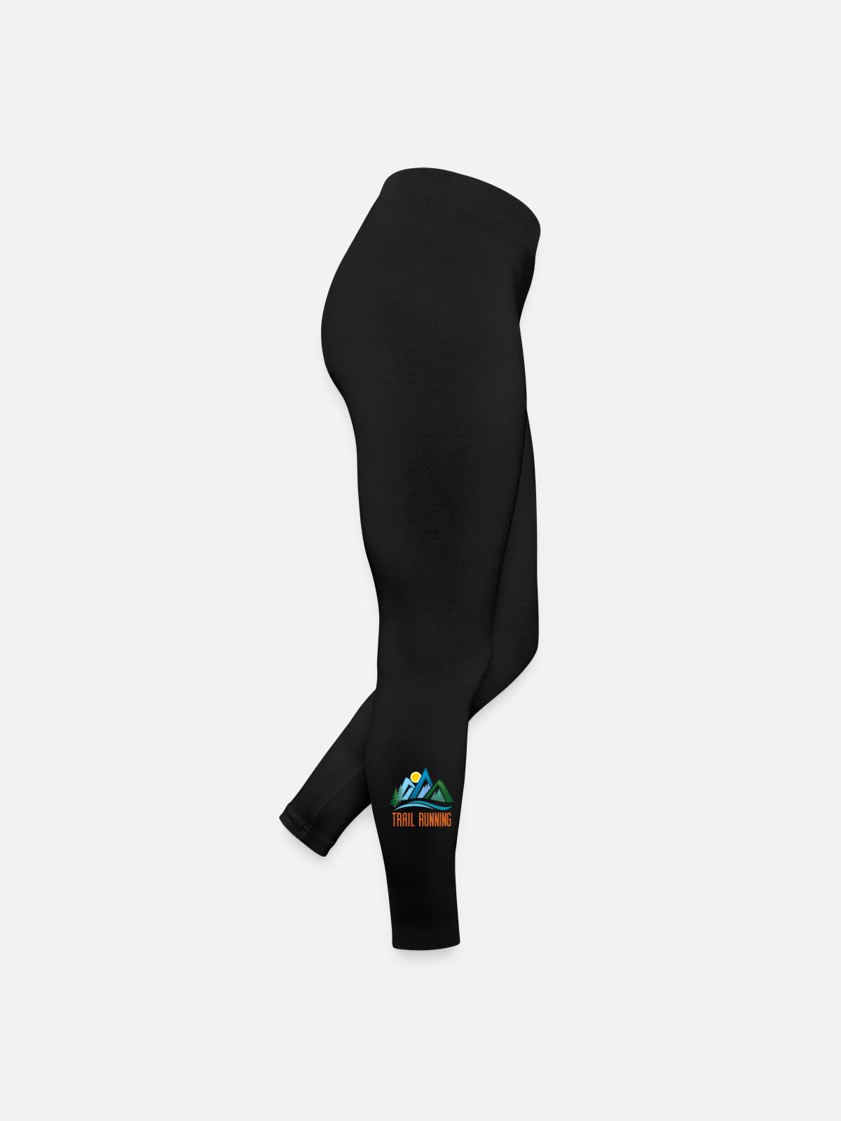 Trail Running - Women’s Jersey Leggings - black - Right
