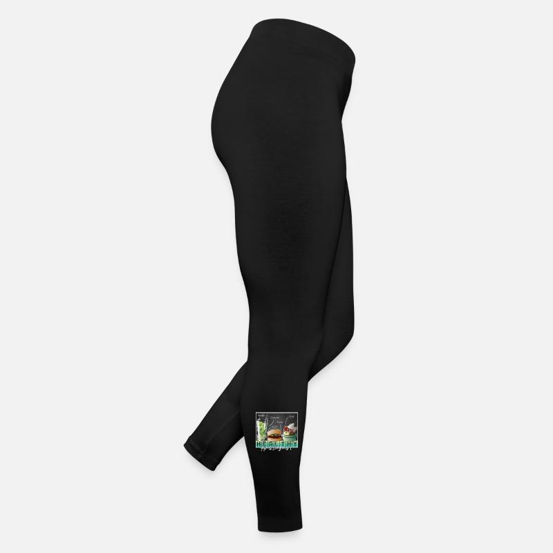 Healthy coloré hamburger mojito glace Legging en jersey Femme