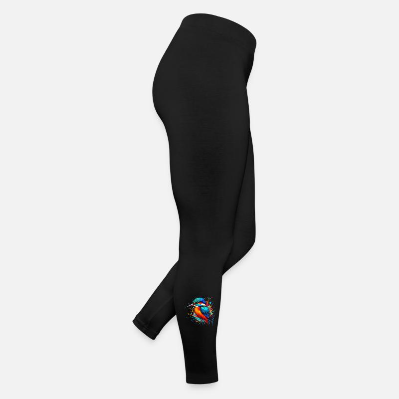 Eisvogel - Frauen Jersey Leggings - Schwarz
