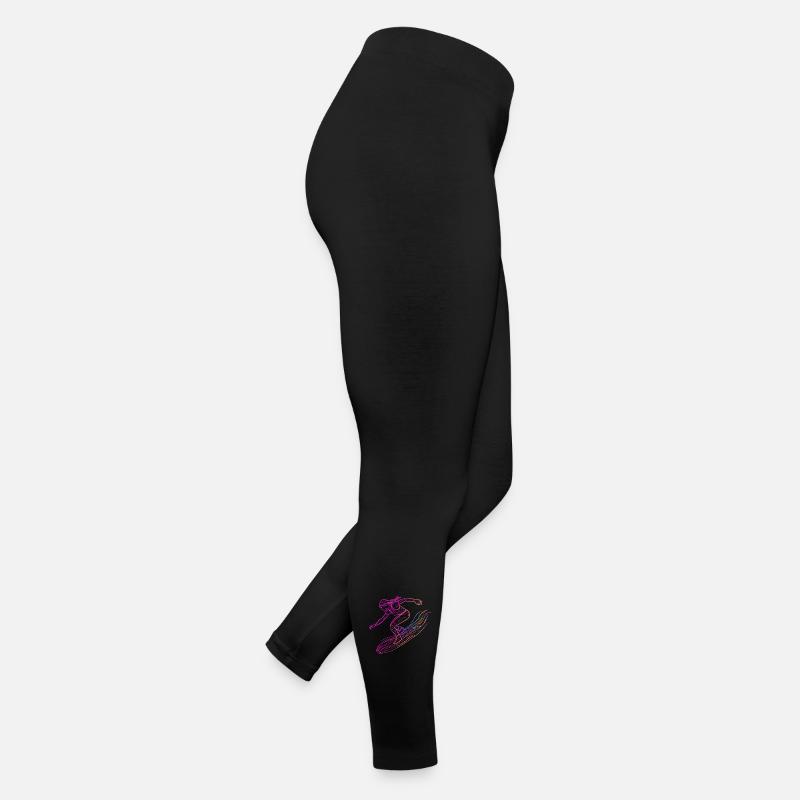 Surfing Frau Frauen Jersey Leggings
