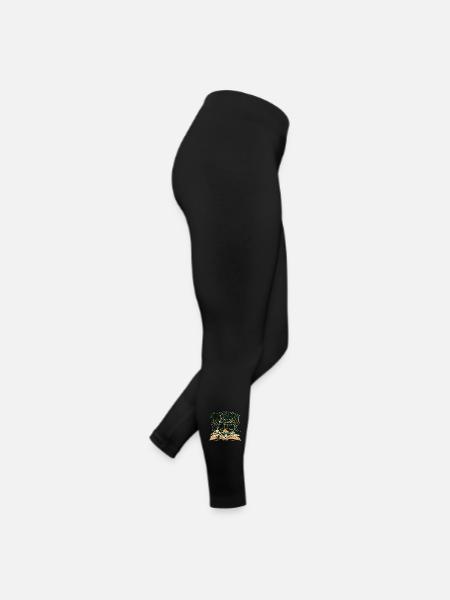 Lesen ist mein Glück Geschenktipp für Leseratten - Frauen Jersey Leggings - Schwarz - Rechts