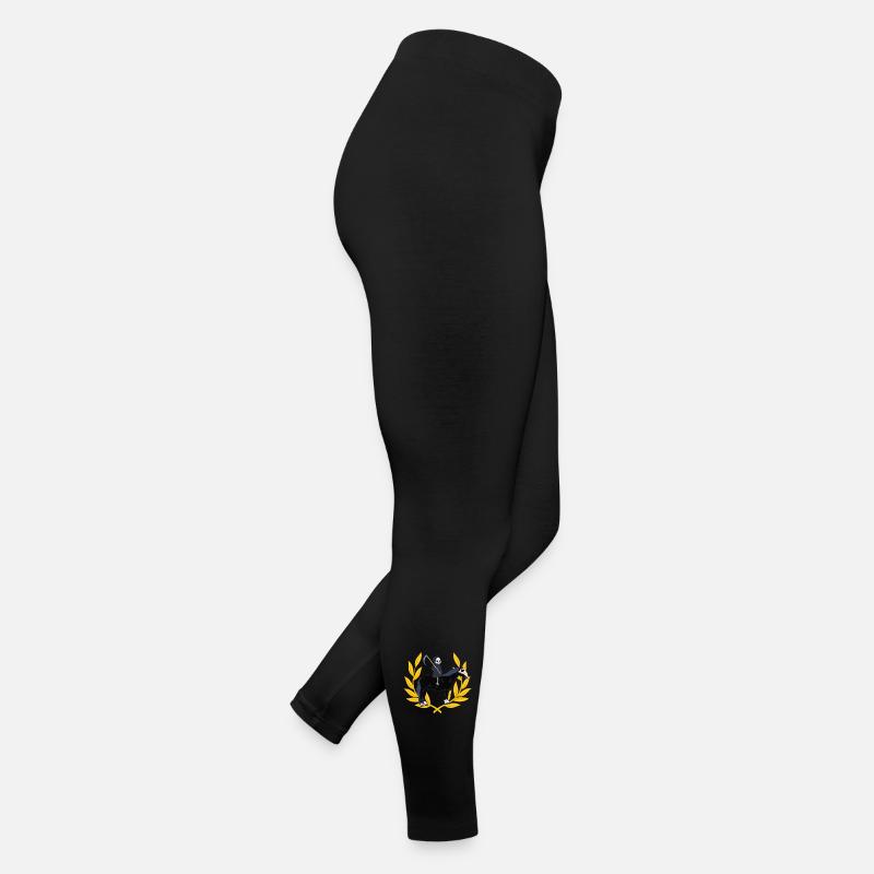 Reiter Tod Sensenmann Pferd Lorbeerkranz Halloween Frauen Jersey Leggings