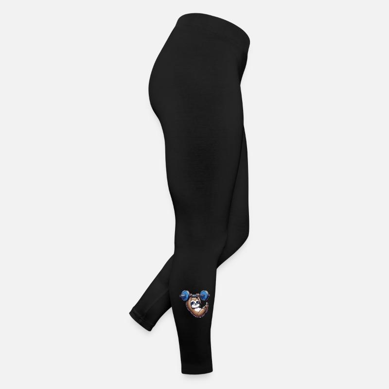 paresseux haltère Pull-Up Workout Drôle Legging en jersey Femme