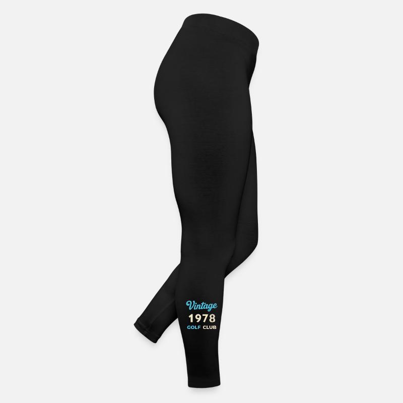 Vintage 1978 Golf Club Retro Birth Year Gift Women’s Jersey Leggings