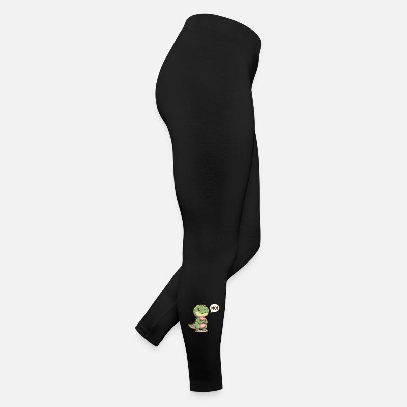 Dinosaure mignon. Non, drôle de dicton Legging en jersey Femme