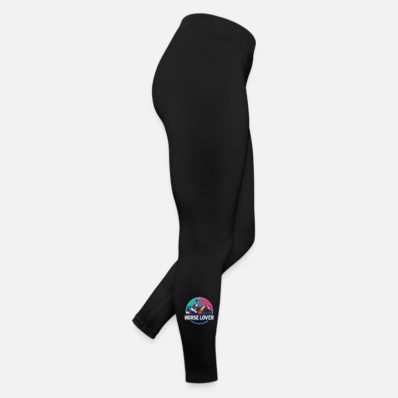 Emblème du cavalier équestre Legging en jersey Femme