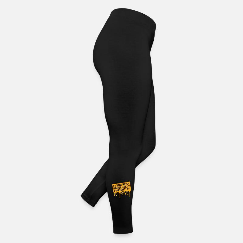 Tu as tout à fait raison, logo drôle d’IA sarcastique Legging en jersey Femme