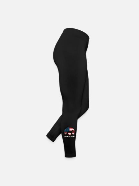 Italienischer Windhund Iggy Windhundrasse Pride - Frauen Jersey Leggings - Schwarz - Rechts
