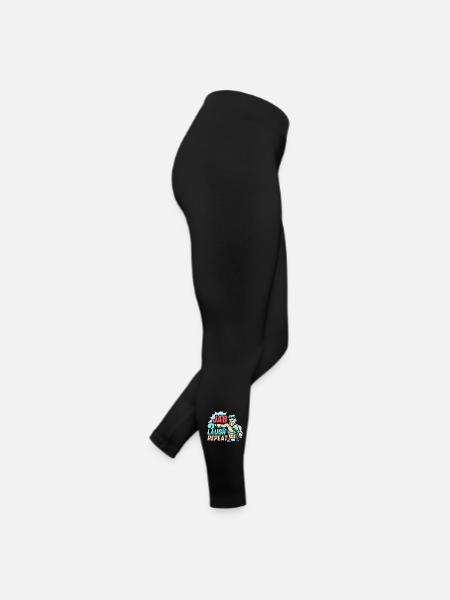 Jab Rire Répéter Gants Gants de boxe - Legging en jersey Femme - noir - Droite