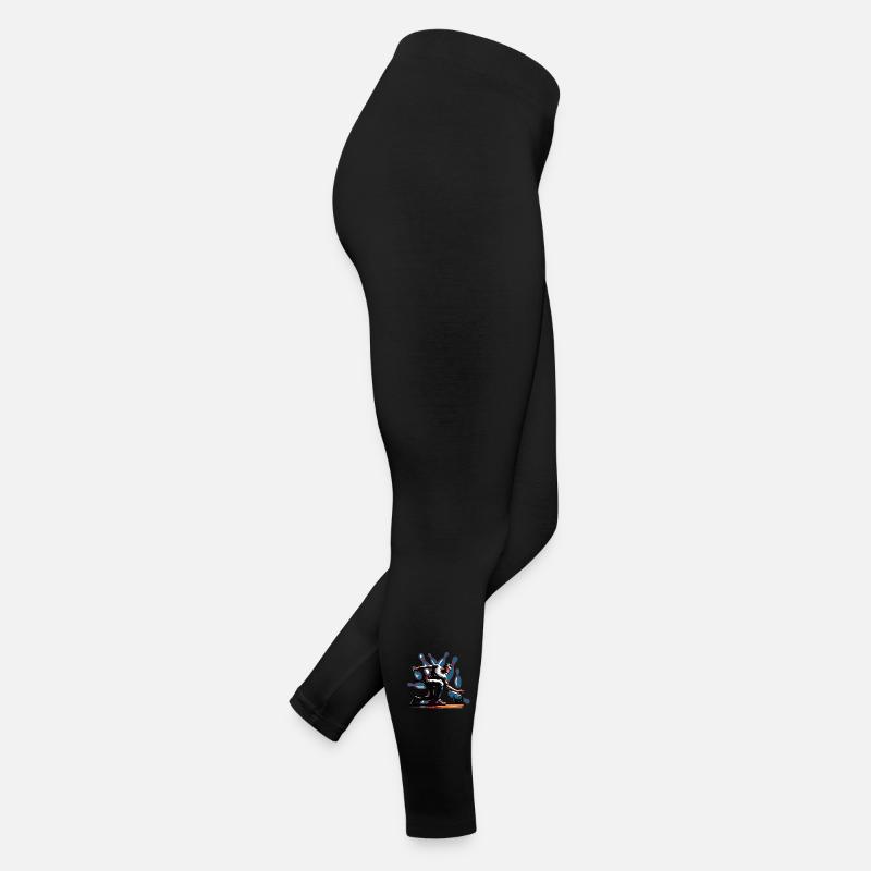 Quilleur dynamique et coloré en action Legging en jersey Femme