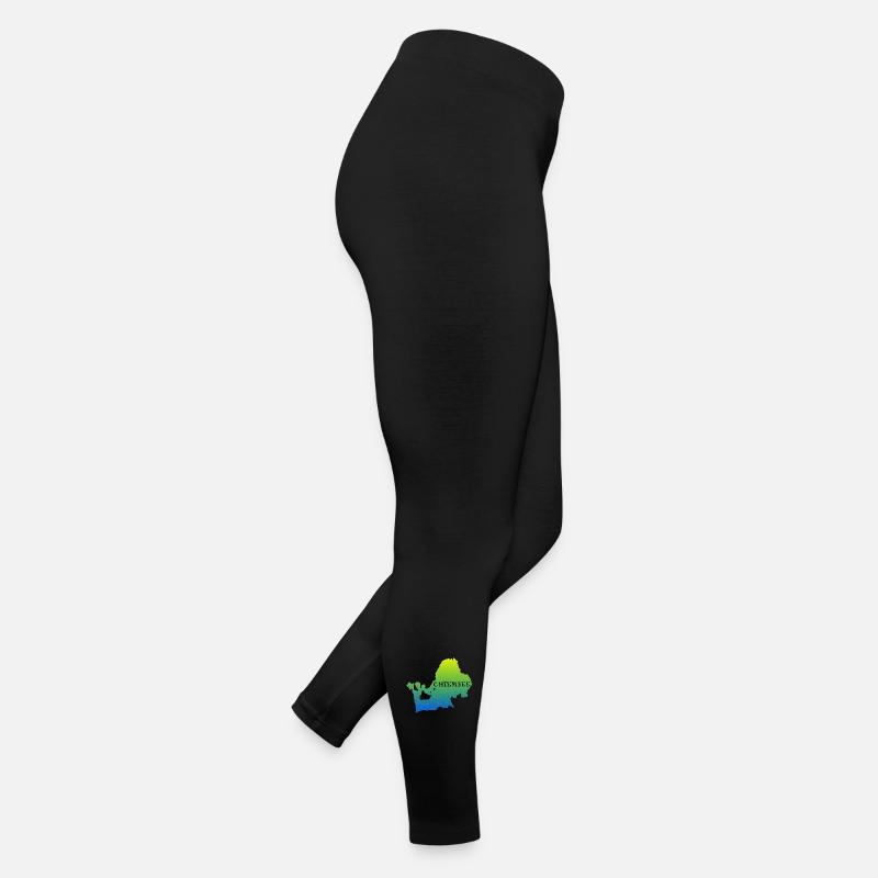 Bavarian Lake Silhouette Women’s Jersey Leggings