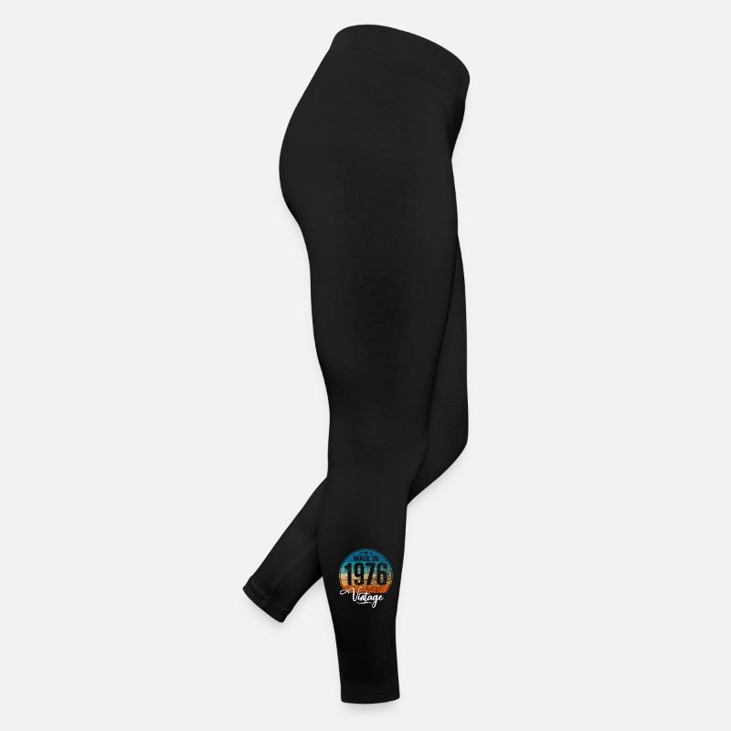 Millésime Fabriqué en 1976 Année de naissance 1976 Anniversaire Legging en jersey Femme