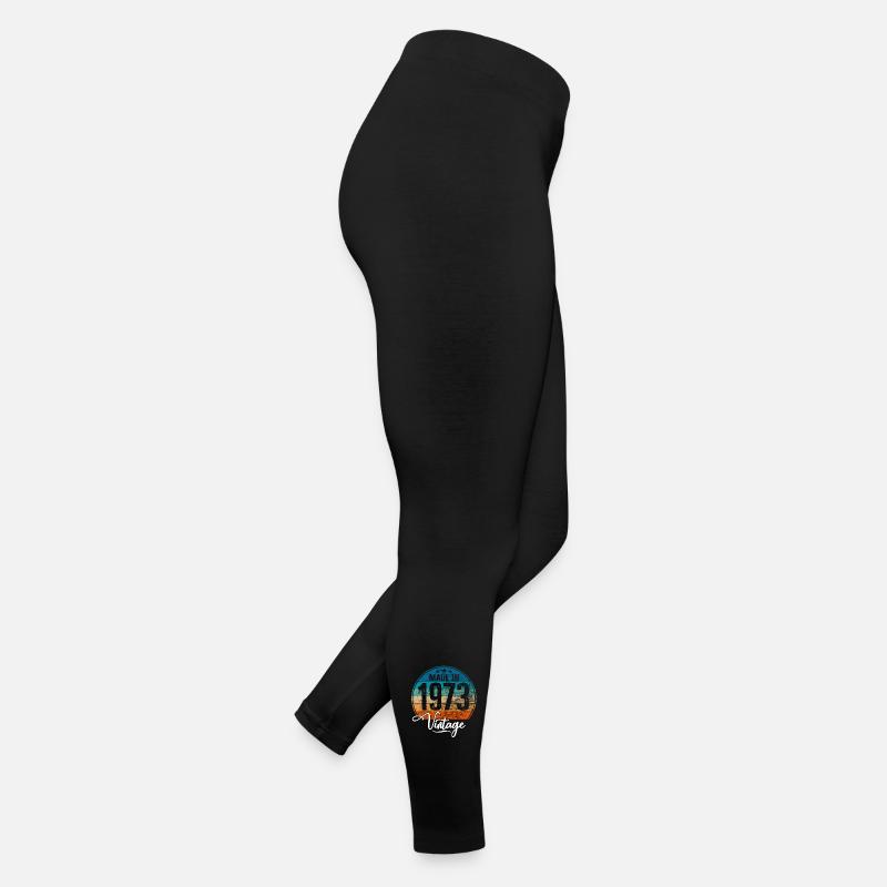 Millésime Fabriqué en 1973 Année de naissance 1973 Anniversaire Legging en jersey Femme
