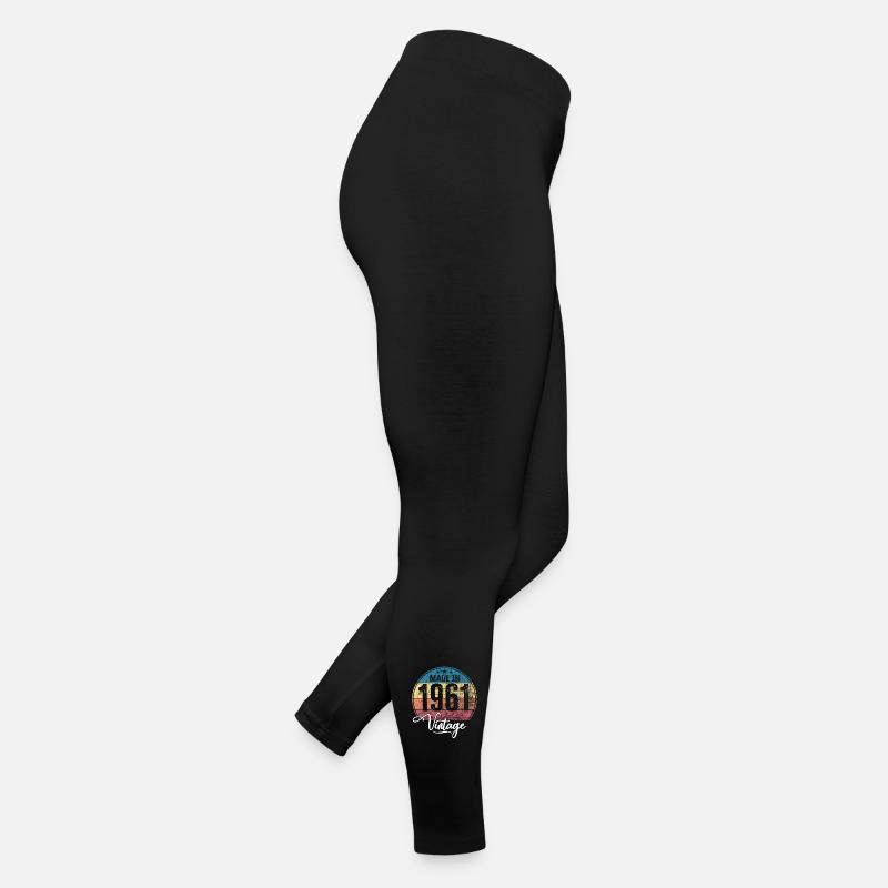 Millésime fabriqué en 1961 Année de naissance 1961 Anniversaire Legging en jersey Femme