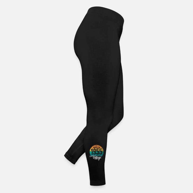 Millésime fabriqué en 1955 Année de naissance 1955 Anniversaire Legging en jersey Femme