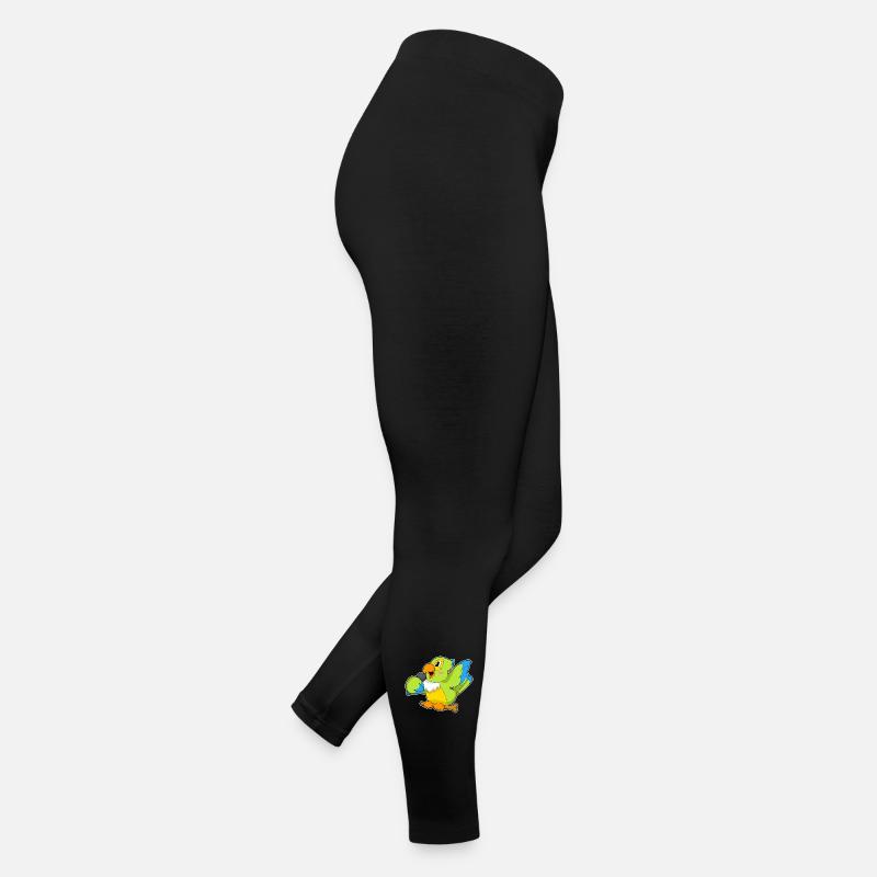 Parrot Singer Microphone Chant Legging en jersey Femme