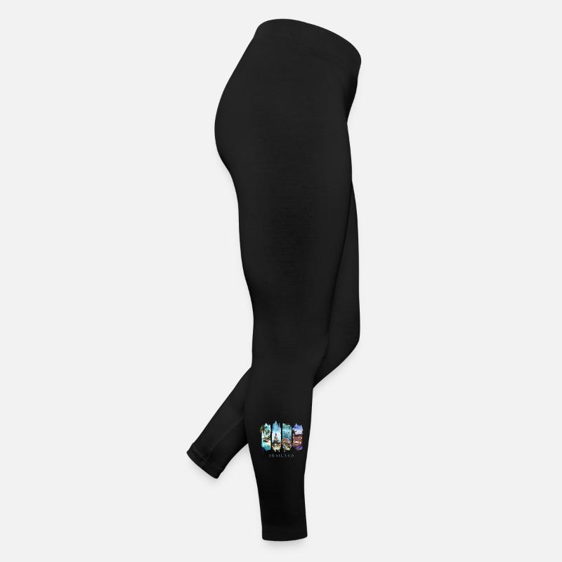Voyage de vacances en Thaïlande – Bateau à longue queue & Bouddha Legging en jersey Femme