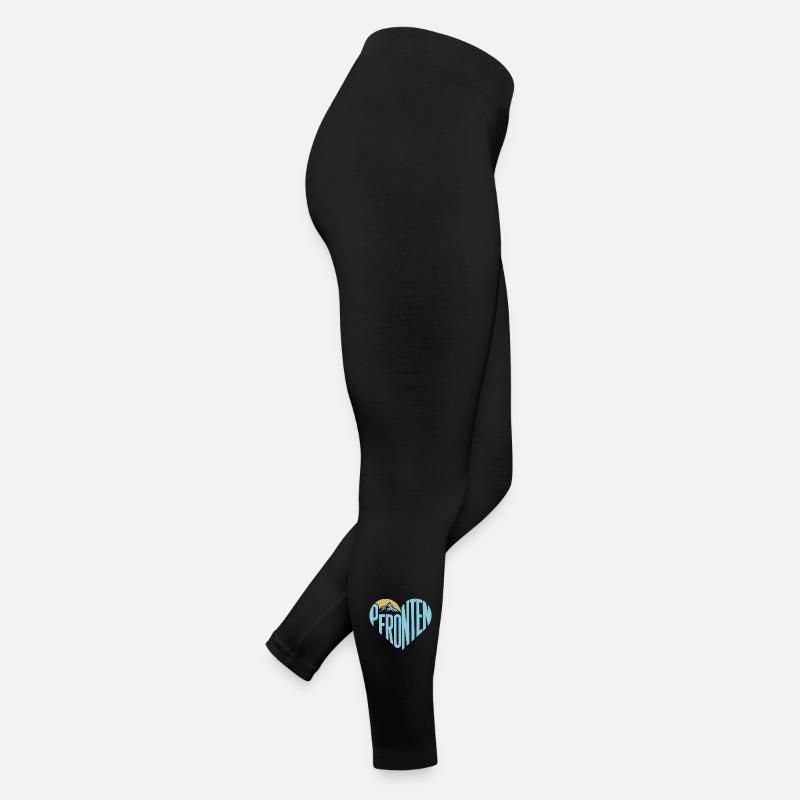 Pfronten Bergherz mit Sonne Frauen Jersey Leggings