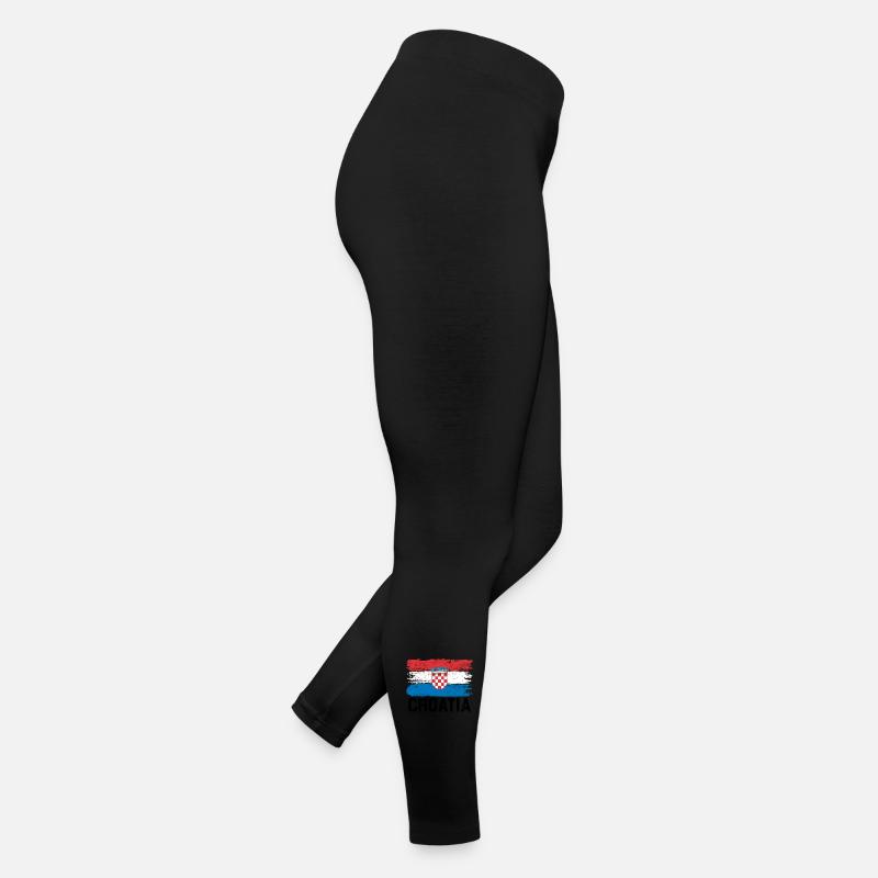 Drapeau de la Croatie Legging en jersey Femme