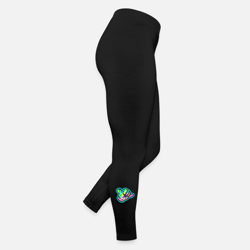 Explosion des couleurs du graffiti Shaka Legging en jersey Femme