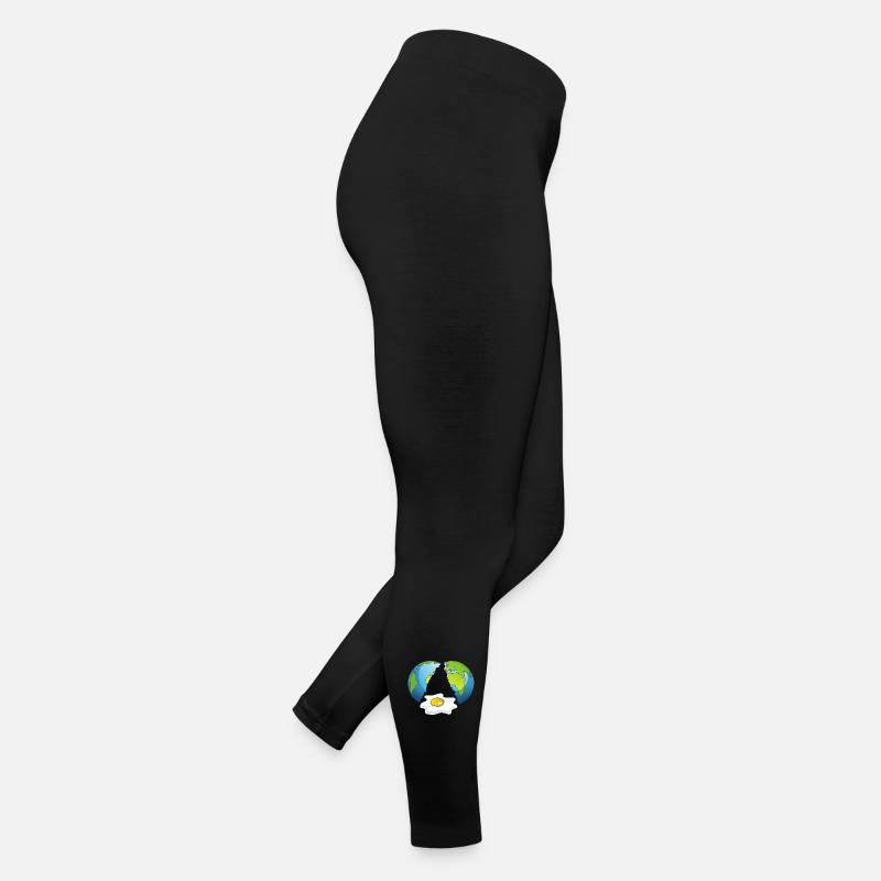 Planet Erde ist ein Ei Frauen Jersey Leggings