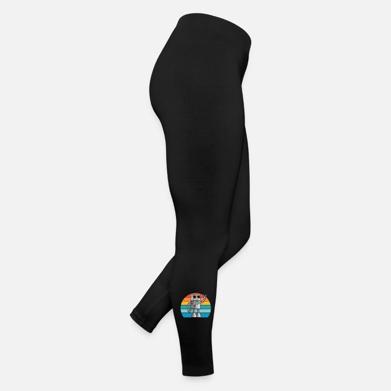 Robot Ki rétro pour les passionnés de technologie et les fans de robots Legging en jersey Femme
