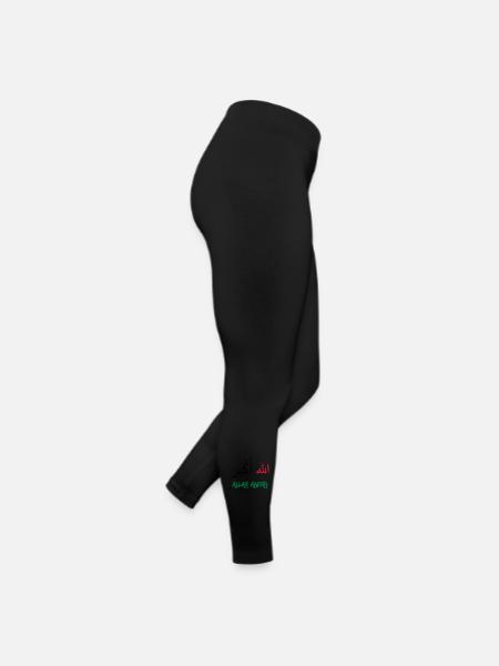 Allah Akbar - Frauen Jersey Leggings - Schwarz - Rechts