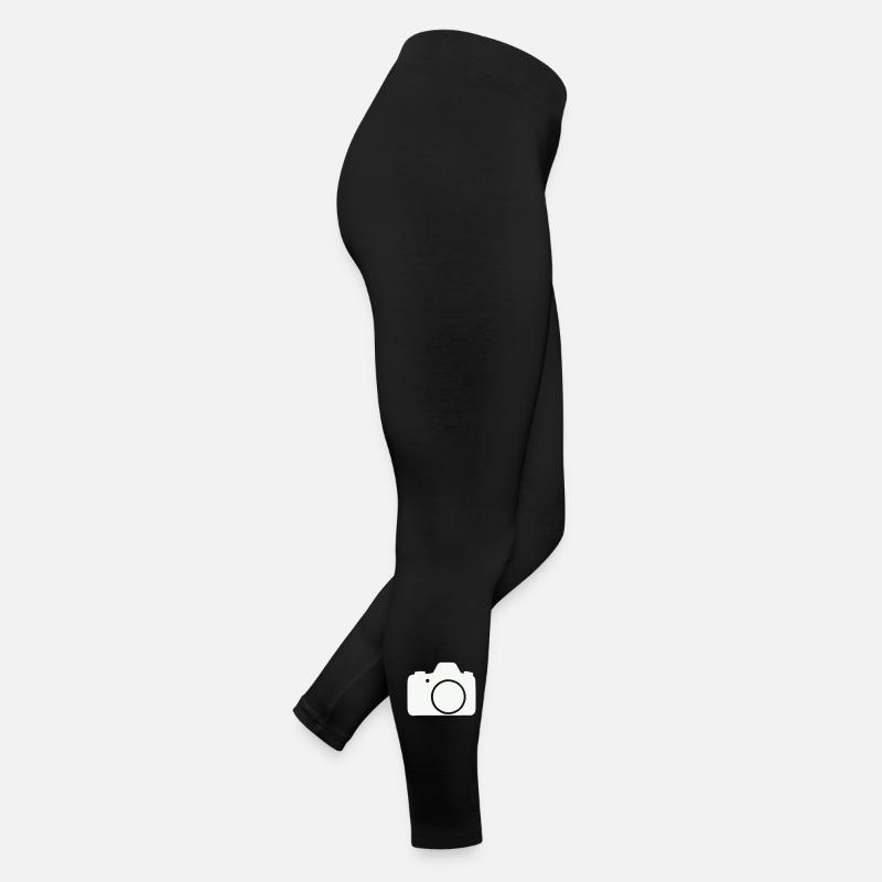 Conception des icônes de ligne de caméra Legging en jersey Femme
