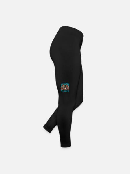 Famille HedgeWork - Legging en jersey Femme - noir - Droite