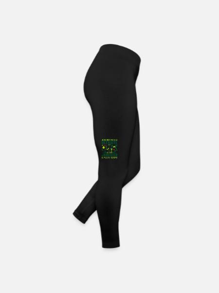 Jardinage Cadeau Hommes Jardinier Retraite Jardin - Legging en jersey Femme - noir - Droite