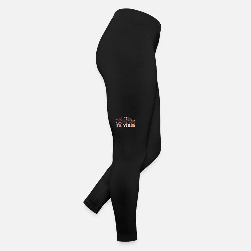 TK Vibes Wildflower Retro Teacher Daisy Kid Legging en jersey Femme