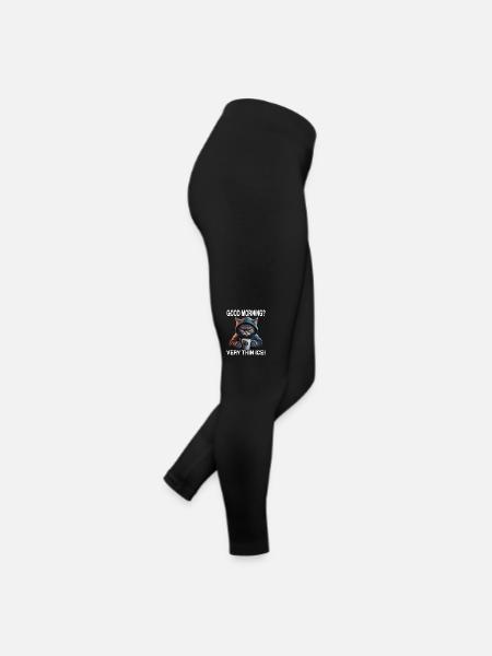 Good morning Very thin - Women’s Jersey Leggings - black - Right