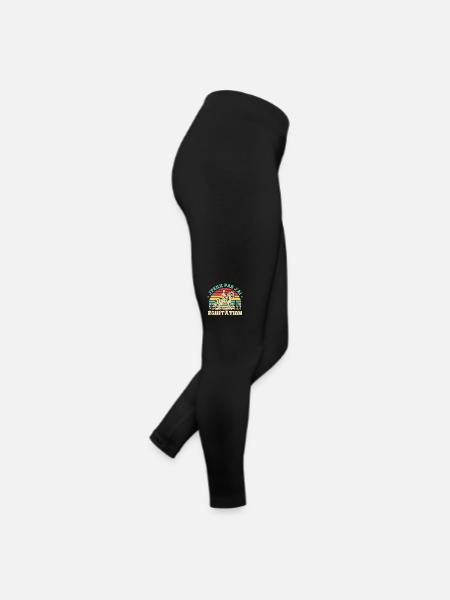 J'Peux Pas J'ai Équitation - Cheval Sport équestre - Legging en jersey Femme - noir - Droite
