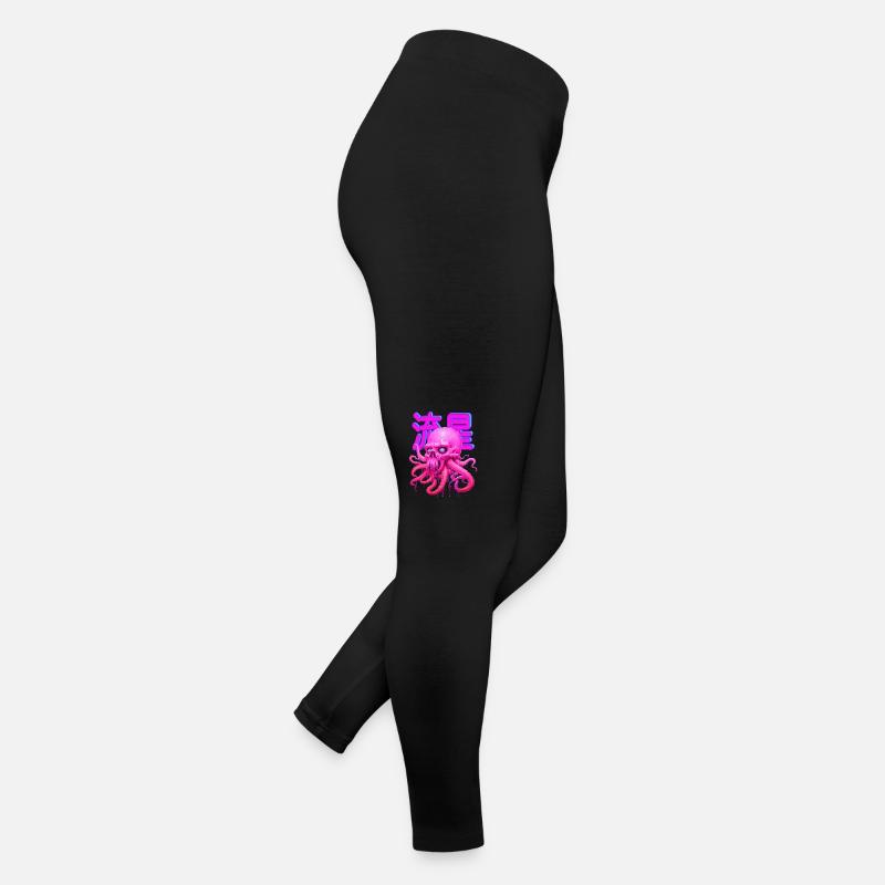 PINK OCTOPUS SCULL! Frauen Jersey Leggings