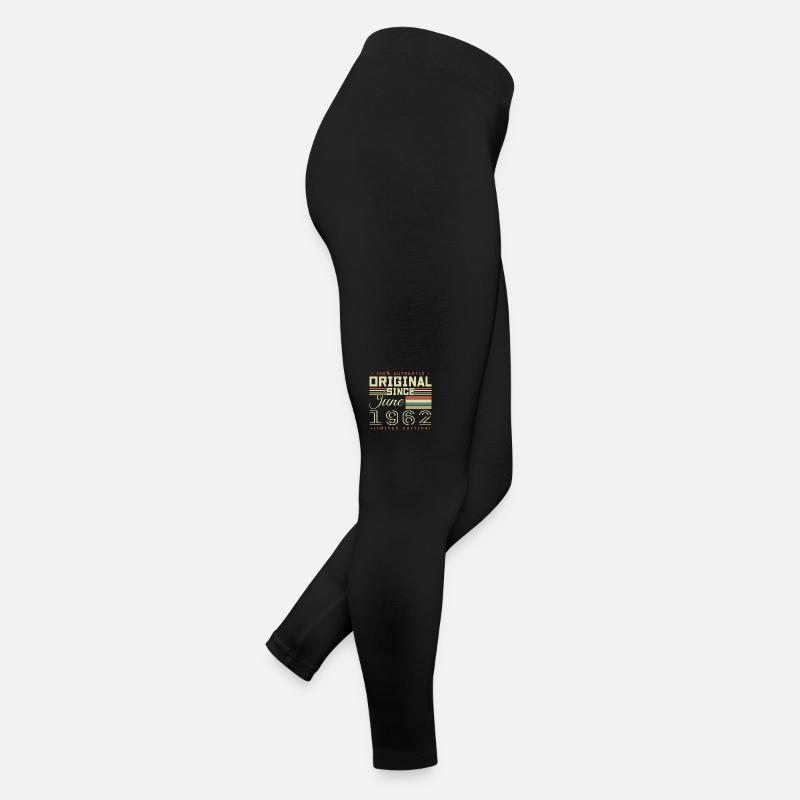 Cadeau Anniversaire Juin 1962, Gift June 1962 Legging en jersey Femme