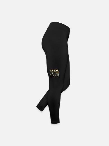 Juli 1988 Geburtstag Juli 1988 Juli 1988 - Frauen Jersey Leggings - Schwarz - Rechts