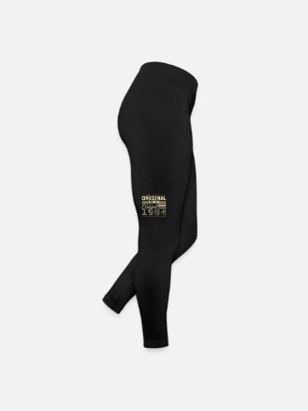 Août 1984 Retro Août 1984 Août 1984 Anniversaire - Legging en jersey Femme - noir - Droite