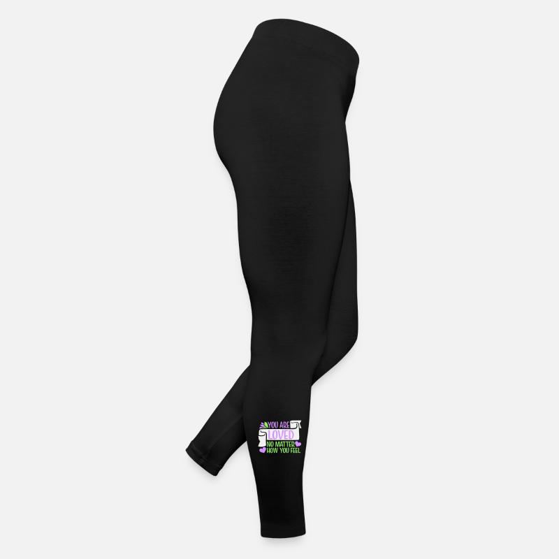 Tu es aimé, peu importe la compassion que tu ressens Legging en jersey Femme
